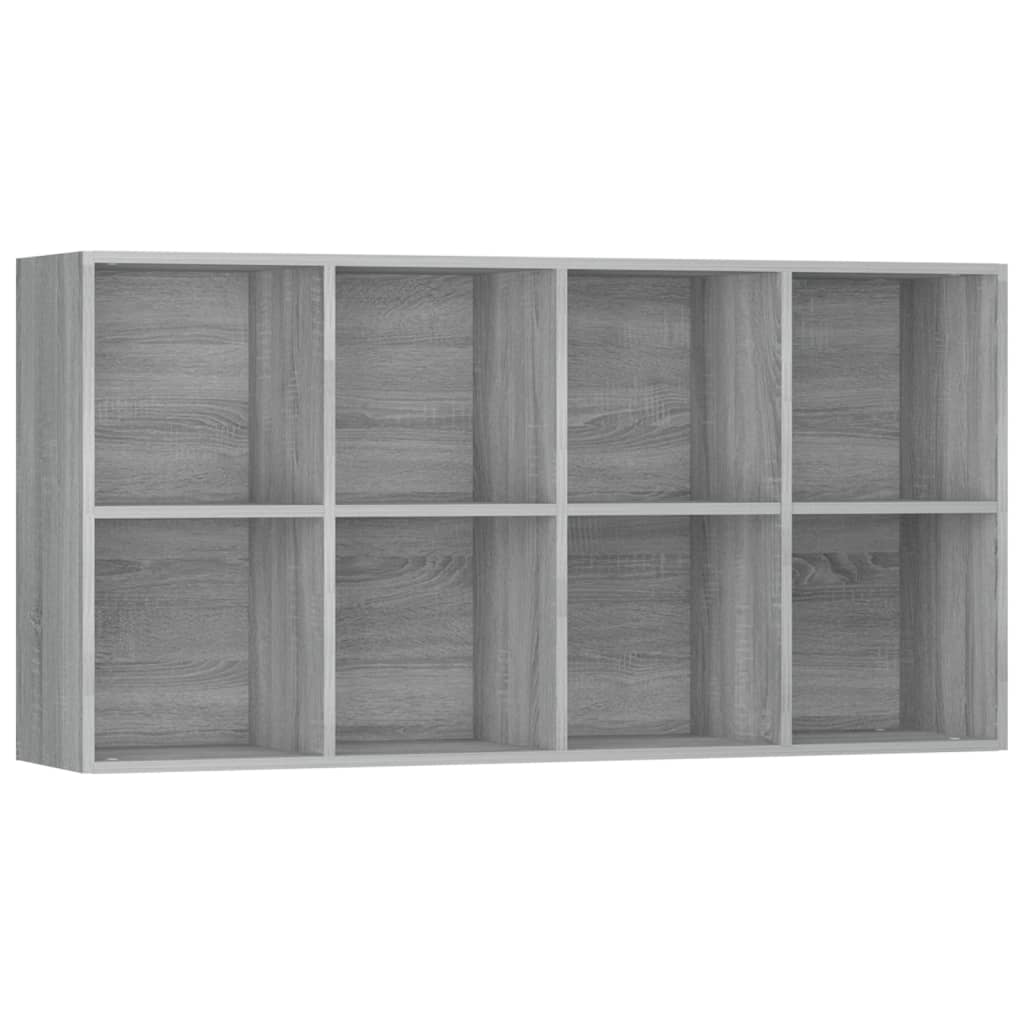 Bücherschrank/Sideboard Grau Sonoma 66x30x130 cm Holzwerkstoff Regal Schrank Aufbewahrungsschrank Wohnzimmermöbel Modern Bücherschrank/Sideboard Grau Sonoma 66x30x130 cm Holzwerkstoff Regal Schrank Aufbewahrungsschrank Wohnzimmermöbel Modern