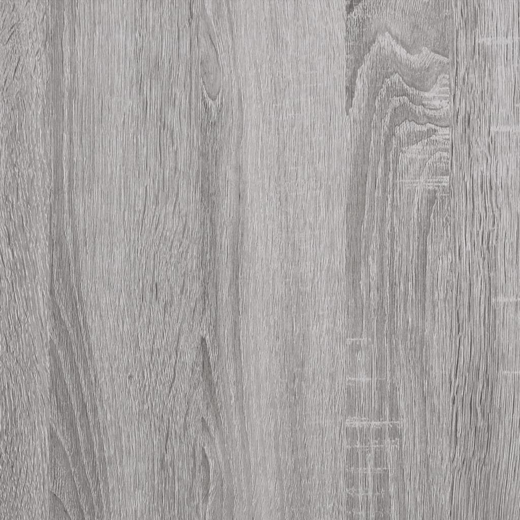Schrank Sideboard mit LED Beleuchtung Grau Sonoma für Wohnzimmer & Flur