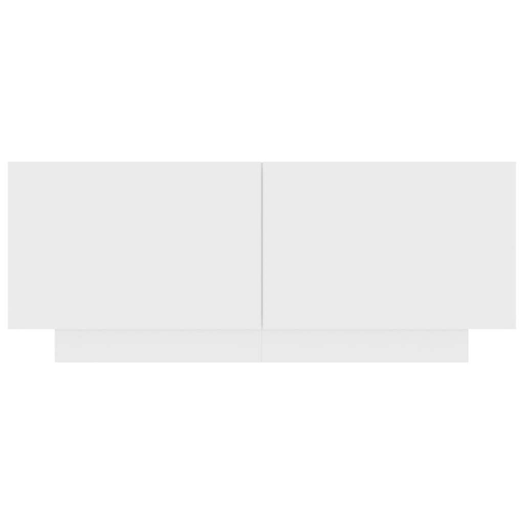 TV Board Schrank Weiß 100x35x40 cm ideal für Wohnzimmer und Multimedia