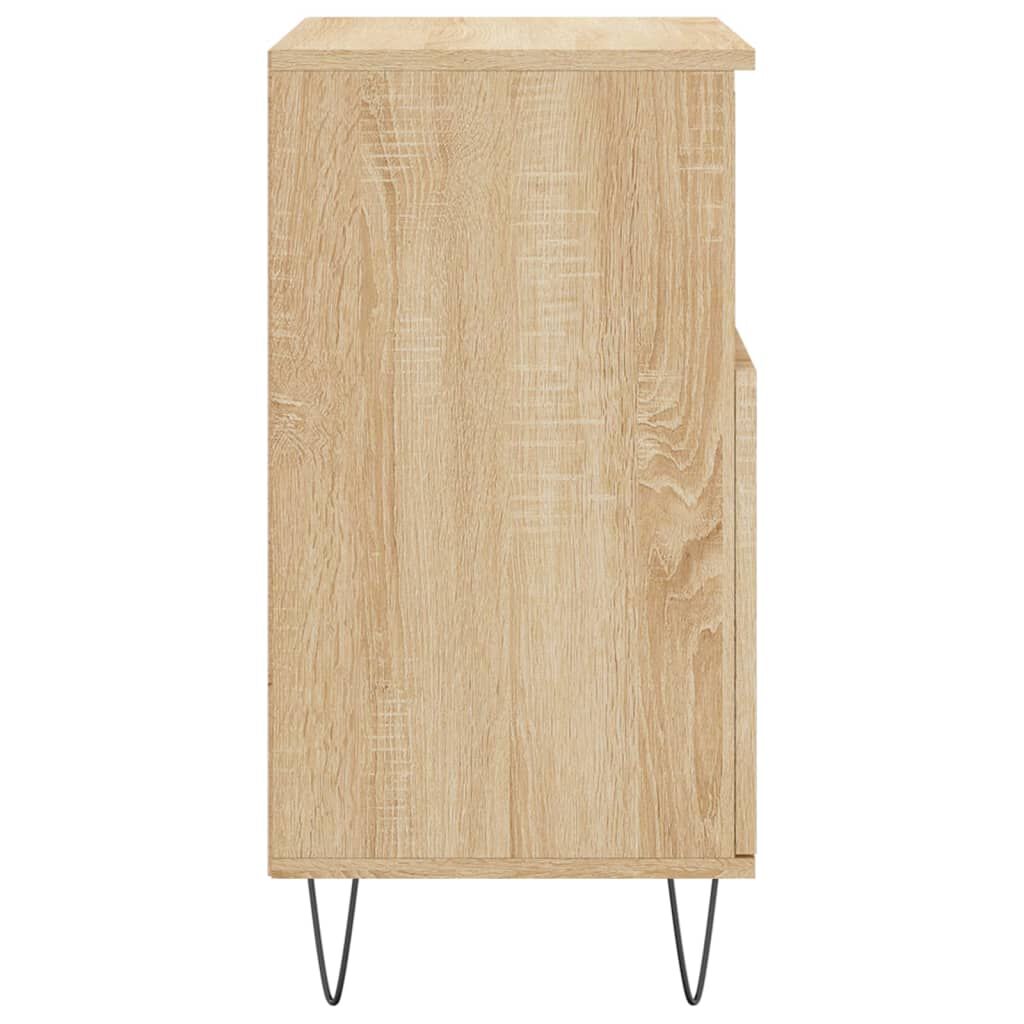 Sideboard mit Türen 60 cm breit in Sonoma Eiche Optik Wohnzimmer Flur modern