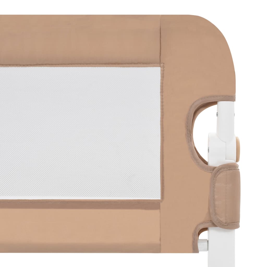 Kleinkind-Sicherheitsbettgitter Taupe 120x42cm Polyester Kleinkind-Sicherheitsbettgitter Taupe 120x42cm Polyester