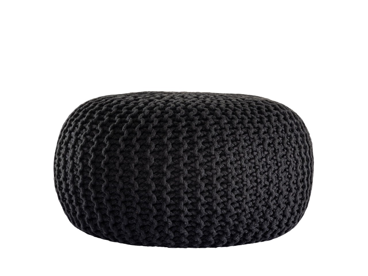 Pouf PREMIUM ø45cm Sitzhocker Strickpouf Innen Terrasse Pool Garten nachhaltig Pouf PREMIUM ø45cm Sitzhocker Strickpouf Innen Terrasse Pool Garten nachhaltig