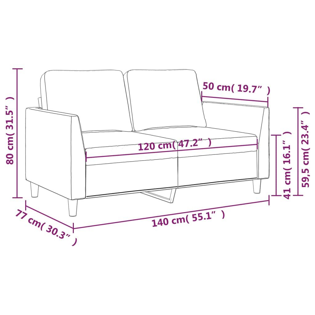 Weinrotes Sofa Couch für zwei Personen 120 cm Kunstleder modern Design Weinrotes Sofa Couch für zwei Personen 120 cm Kunstleder modern Design