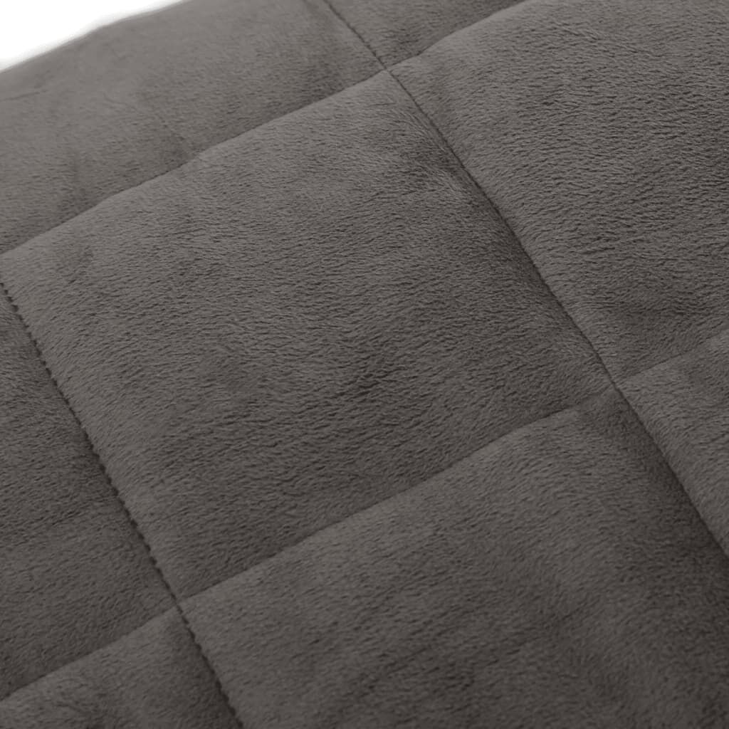 Gewichtsdecke Therapiedecke Grau 155x220cm 11 kg Stoff