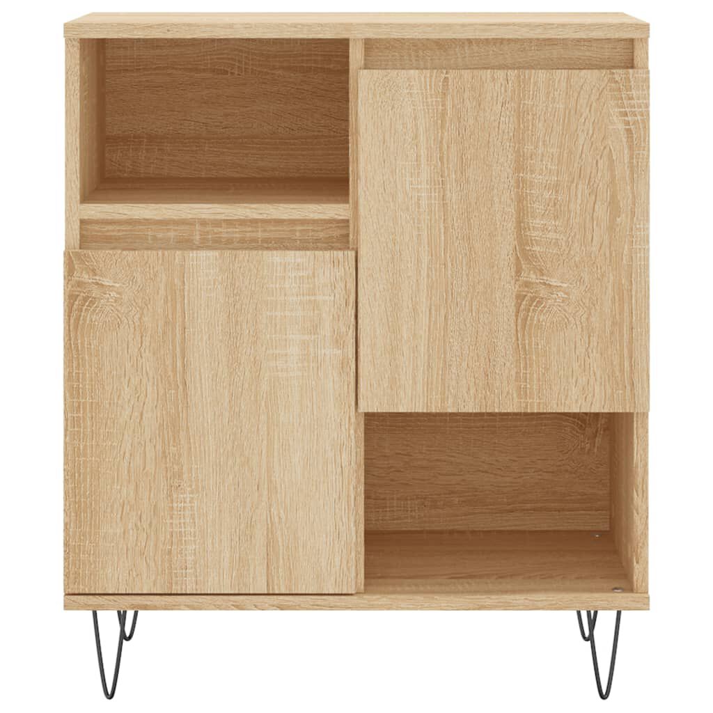 Sideboard mit Türen 60 cm breit in Sonoma Eiche Optik Wohnzimmer Flur modern