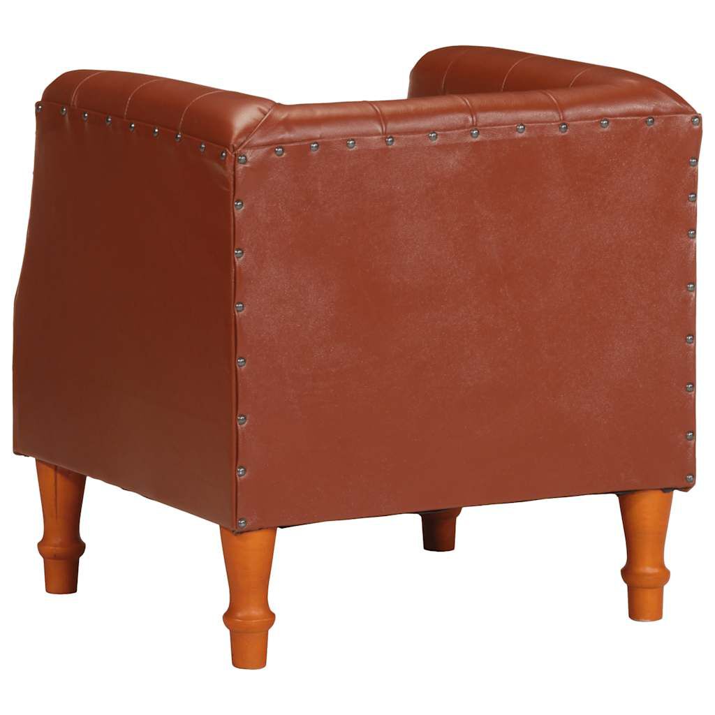 Sessel Braun Echtleder