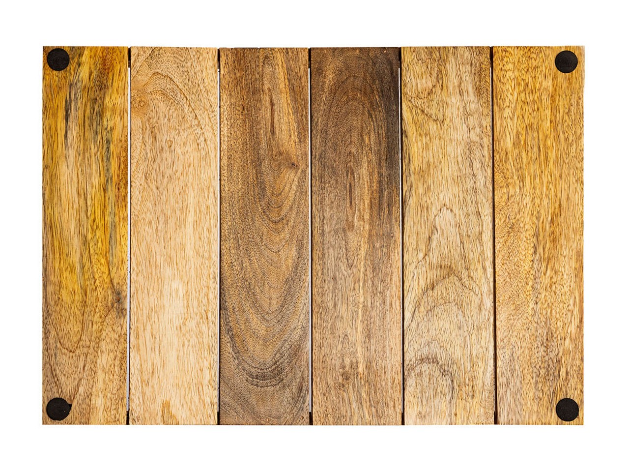 Serviertablett Holztablett Set 2 Stück 46x31cm Tablett Holz Serviertablett Deko Tablett Mangoholz