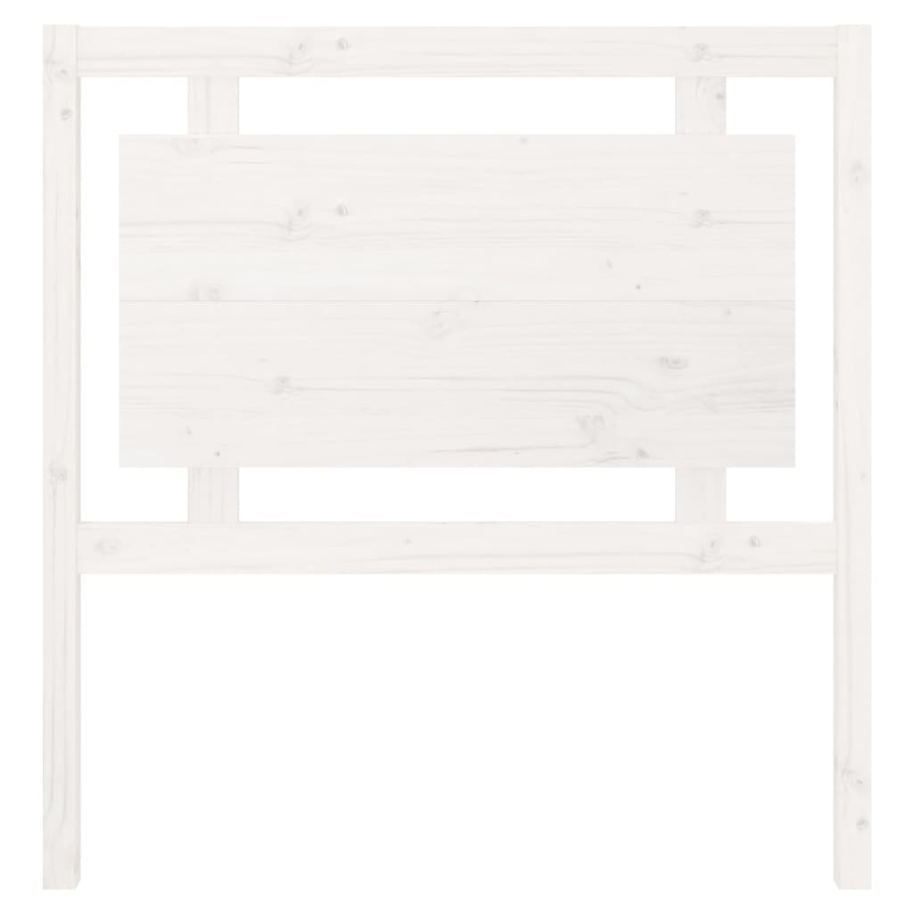 Bettkopfteil Betthaupt Kopfende Weiß 95,5 x 4 x 100 cm Massives Kiefernholz