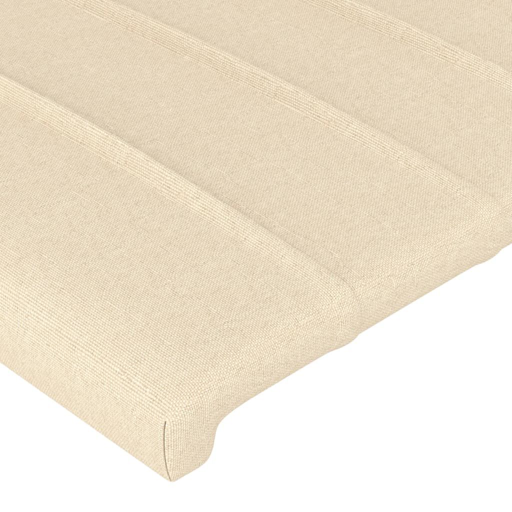 Kopfteil Bett Set 2 Stück Creme Polster 80 cm für Betten aller Art modern
