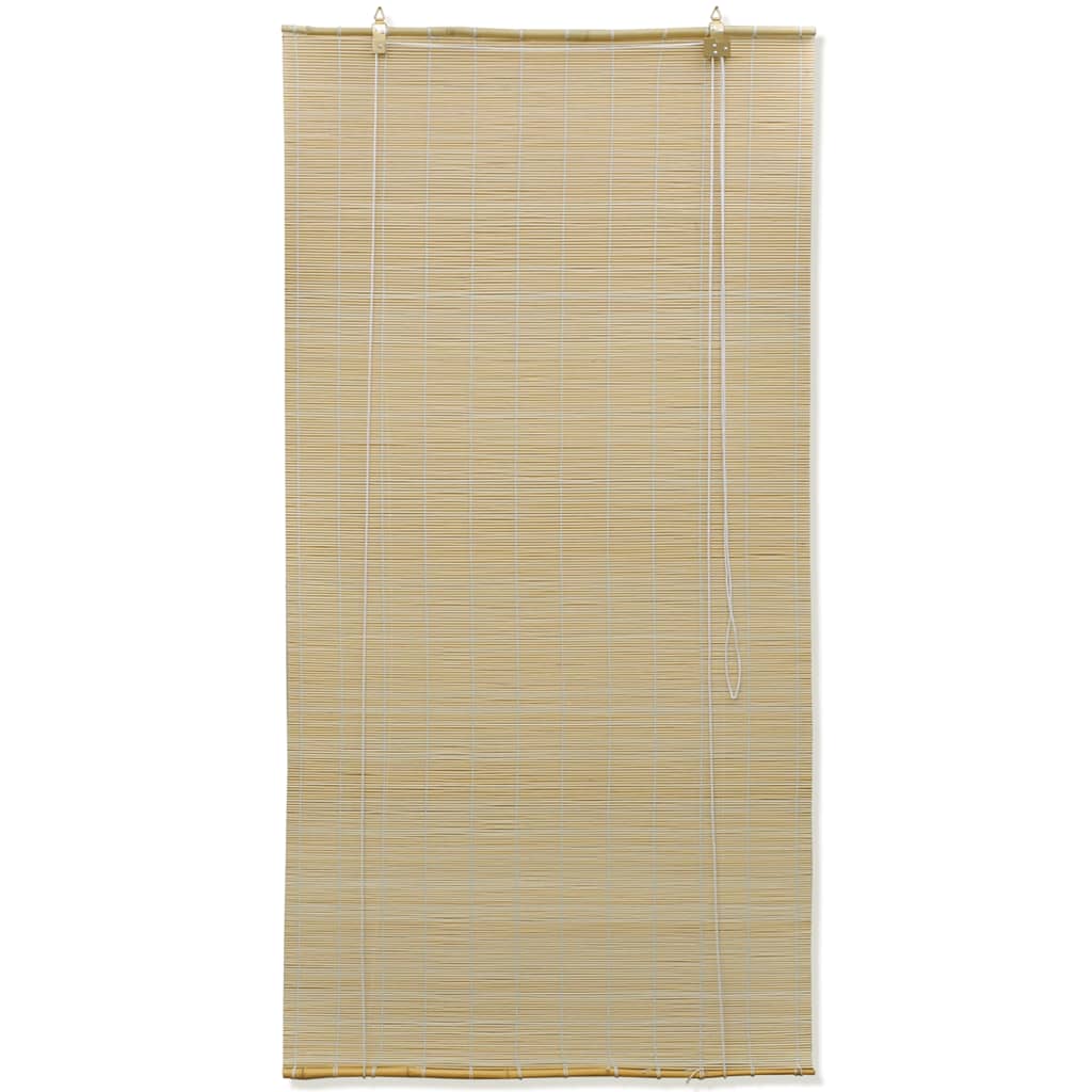 Rollo Bambus Bambusrollo Seitenzugrollo Sichtschutz 150x160cm Vorhang Natur
