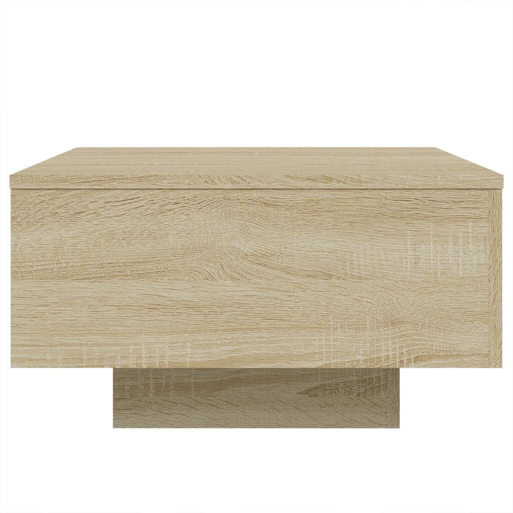 ouchtisch in Sonoma Eiche Holzwerkstoff 55x55x31 cm modern und kompakt
