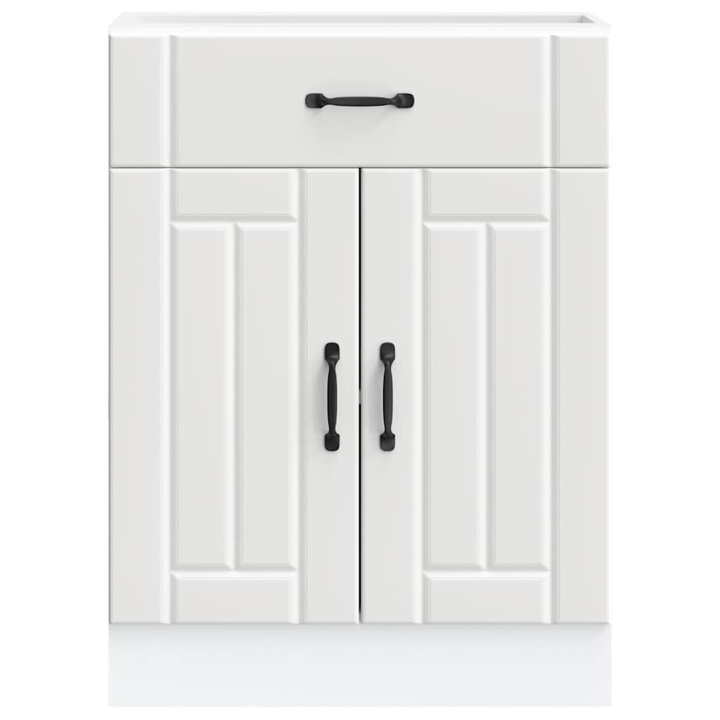 Küchen-Unterschrank Lucca Weiß Holzwerkstoff