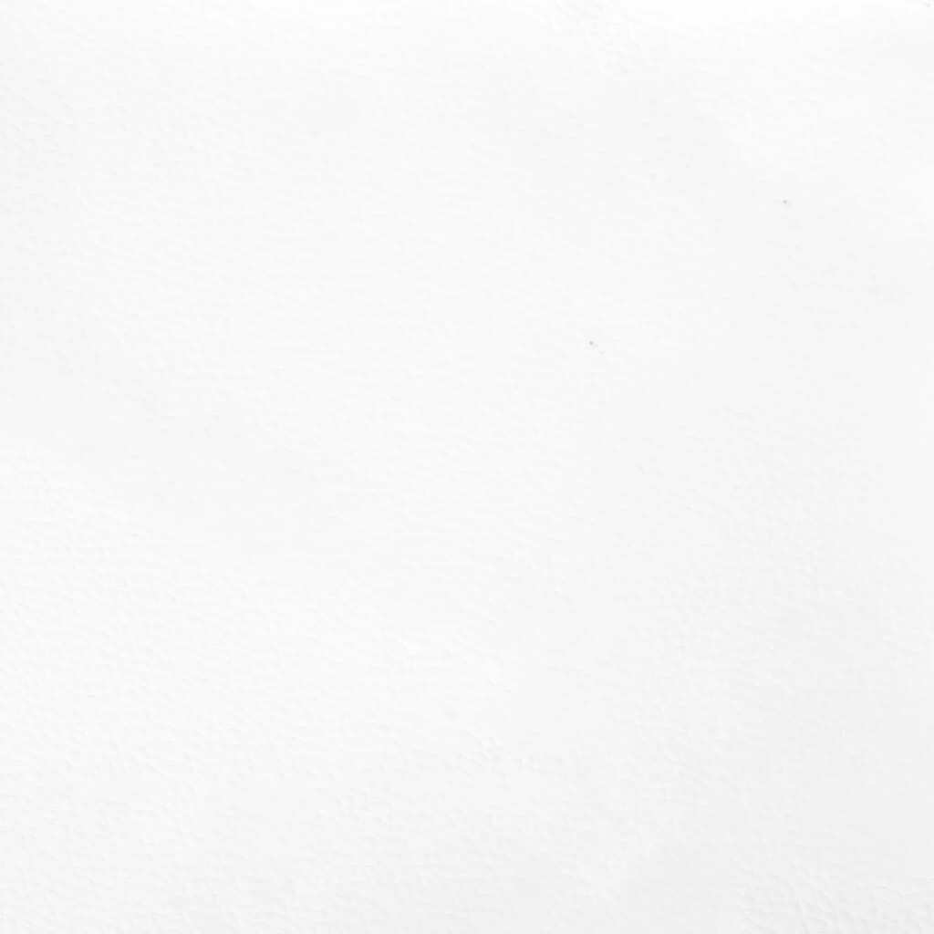 Bettgestell Weiß 90x200 cm Kunstleder