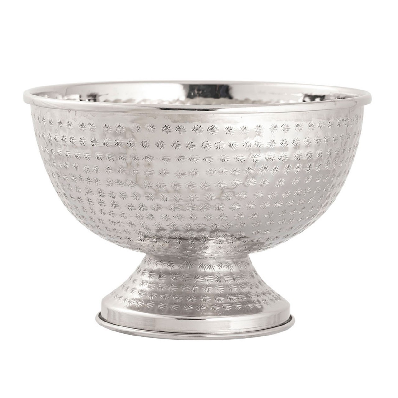 Flaschenkühler Weinkühler 4-teilig Metall ø 29 cm Sektkühler rund silber gold Eiskühler Champagner