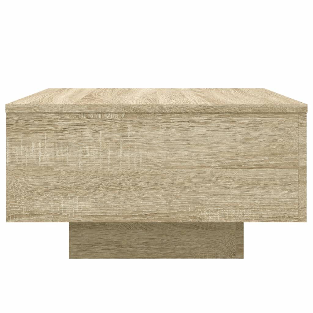 ouchtisch in Sonoma Eiche Holzwerkstoff 55x55x31 cm modern und kompakt