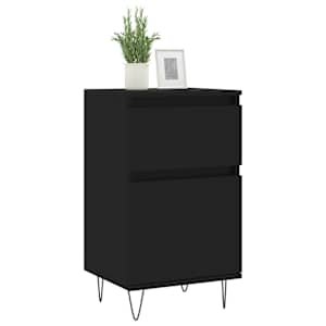 Modernes Sideboard in Schwarz 40,35,70 cm aus robustem Holzwerkstoff Modernes Sideboard in Schwarz 40,35,70 cm aus robustem Holzwerkstoff