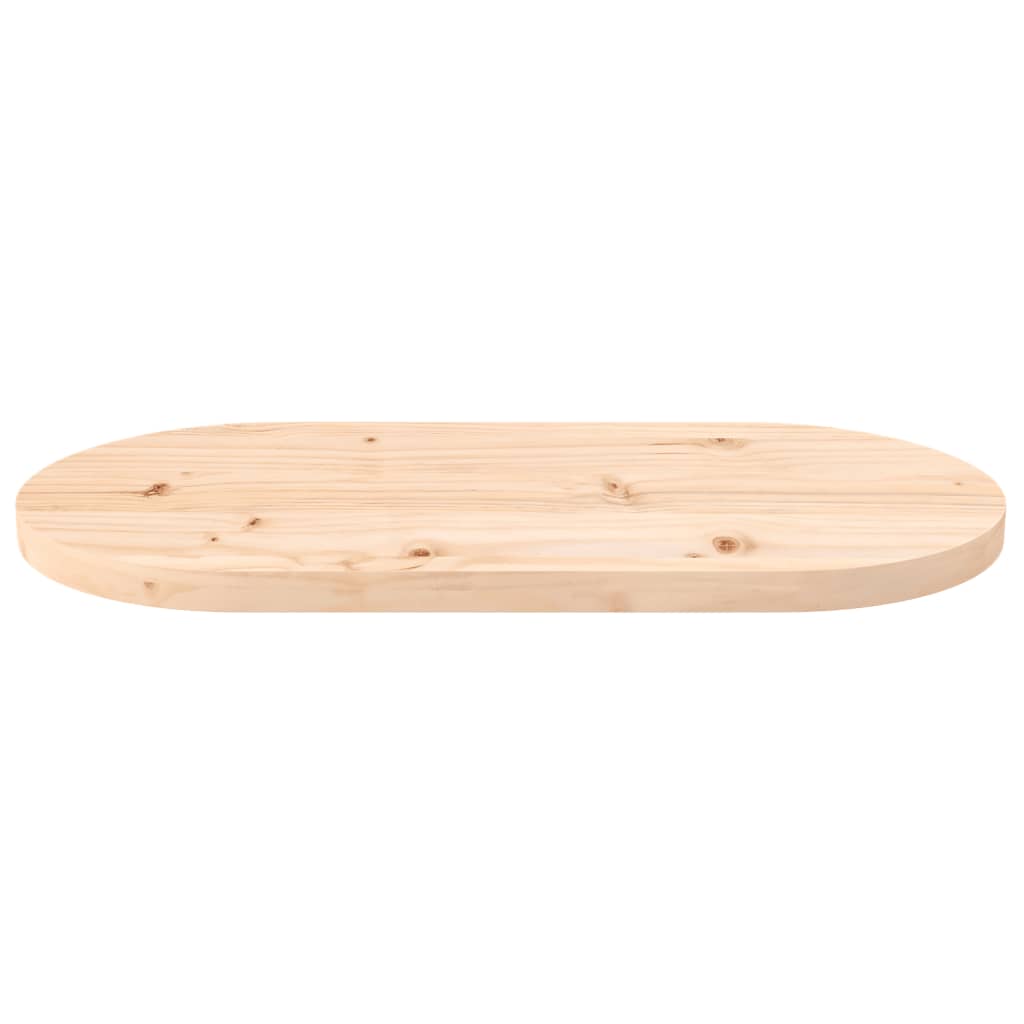 Tischplatte oval Massivholz Kiefer 70x35x2,5 cm Tischplatte oval Massivholz Kiefer 70x35x2,5 cm