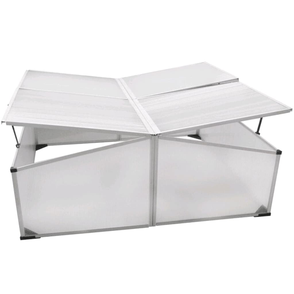 Frühbeet Garten 4 Deckel 108x110x41 cm Pflanzkasten Treibhaus