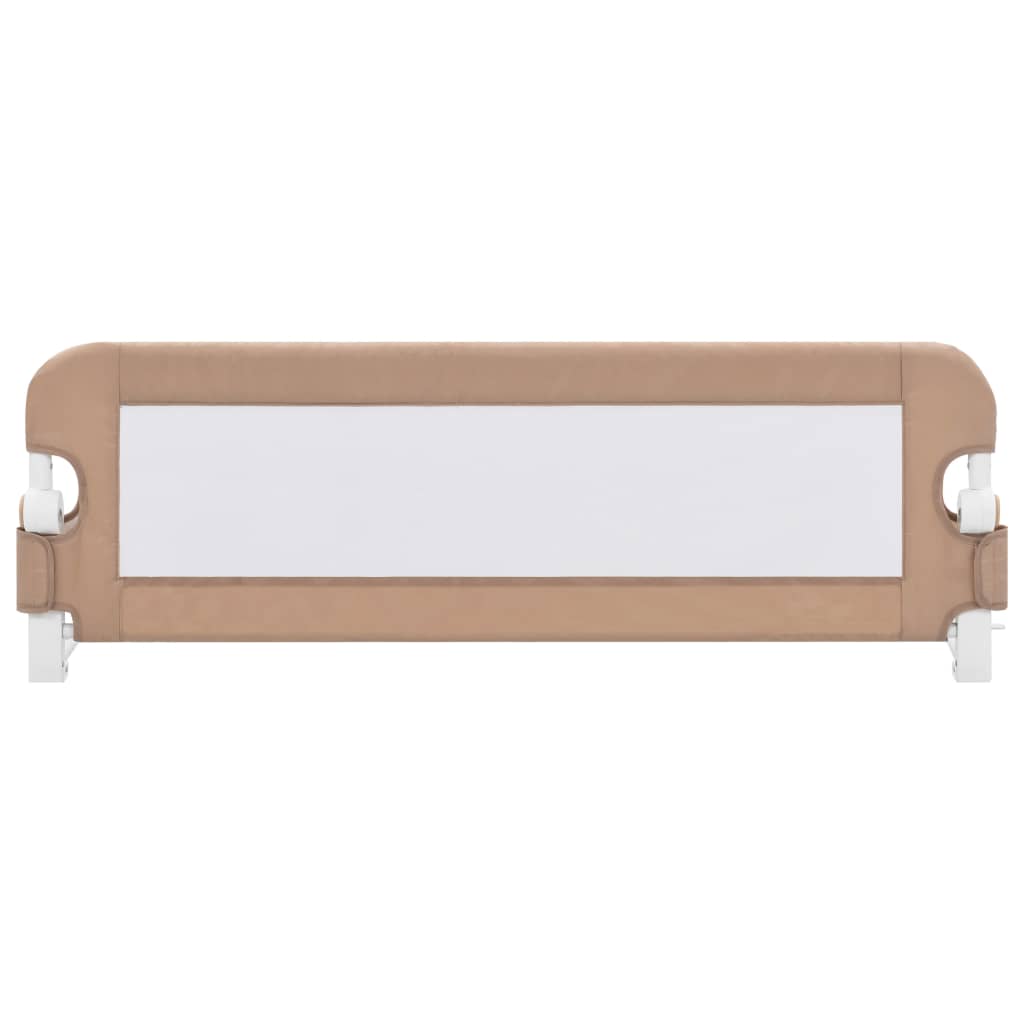 Kleinkind-Sicherheitsbettgitter Taupe 120x42cm Polyester Kleinkind-Sicherheitsbettgitter Taupe 120x42cm Polyester