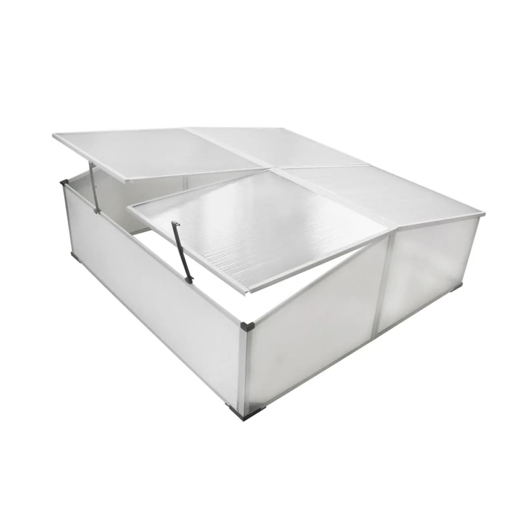 Frühbeet Garten 4 Deckel 108x110x41 cm Pflanzkasten Treibhaus