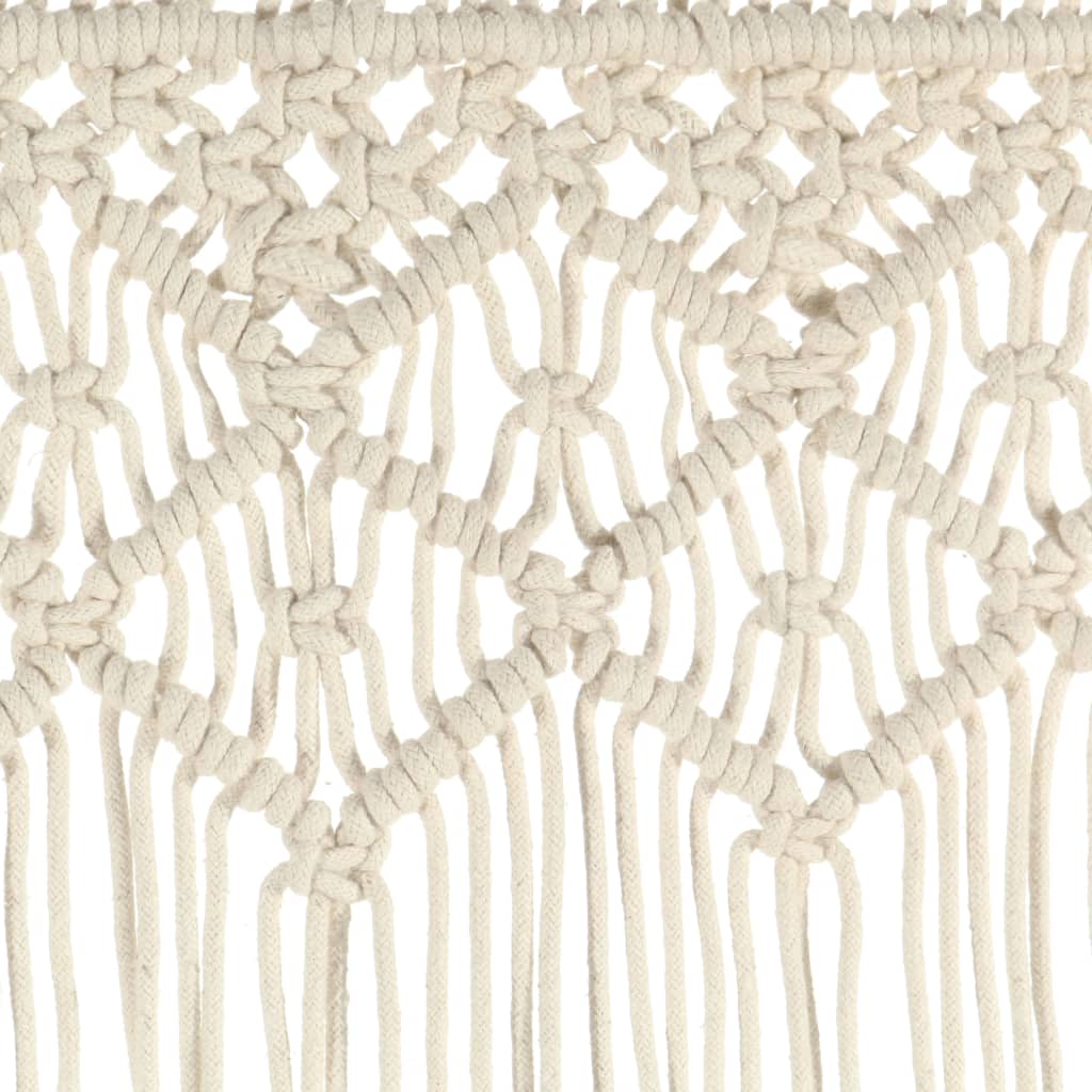 Makramee Vorhang 140x240 cm aus Baumwolle für elegantes Design stilvoll