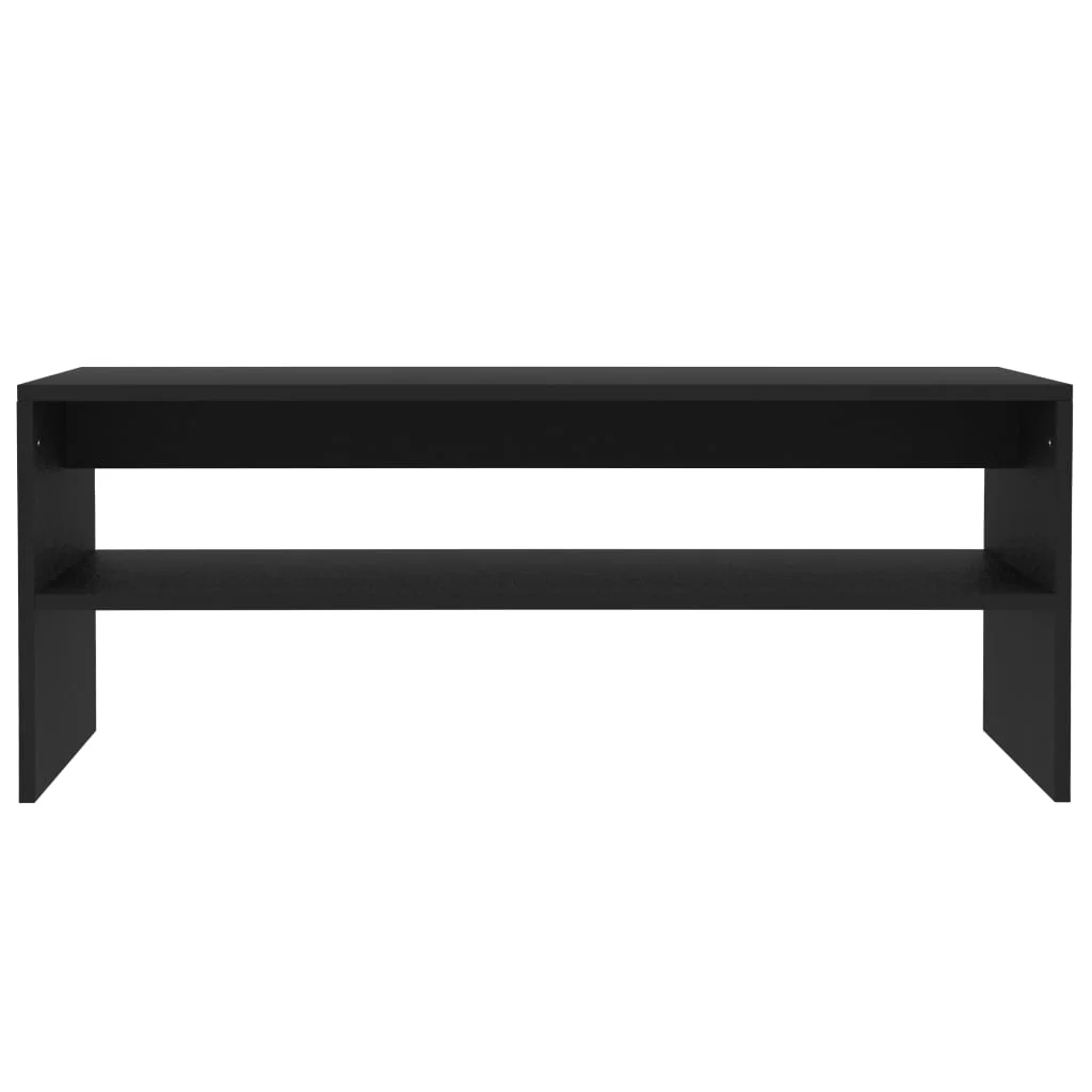 Couchtisch Wohnzimmertisch Beistelltisch Schwarz 100 x 40 x 40 cm