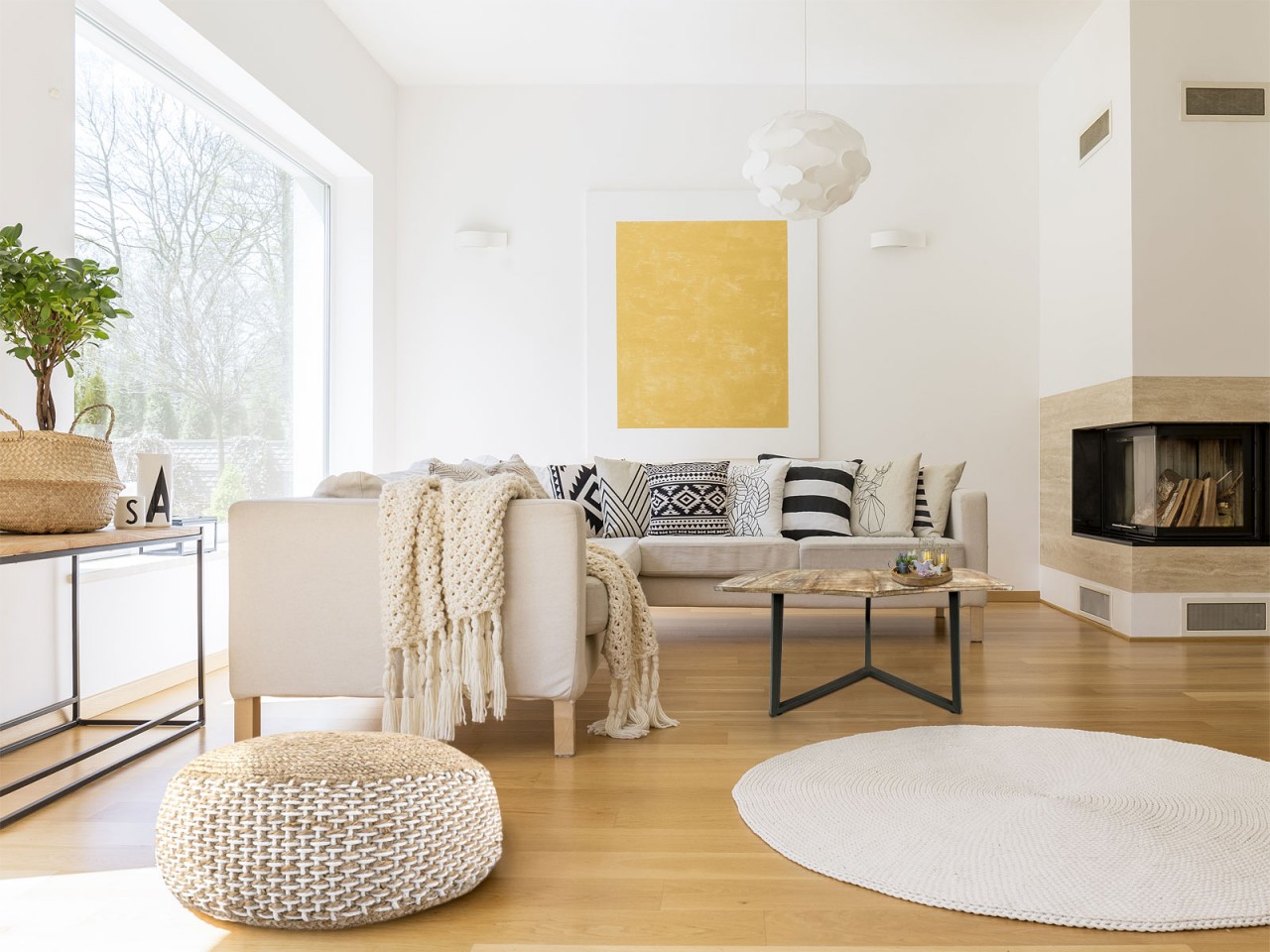 Couchtisch 74 x 56 cm nachhaltig Wohnzimmer Tisch Beistelltisch Lyon Metall-Gestell