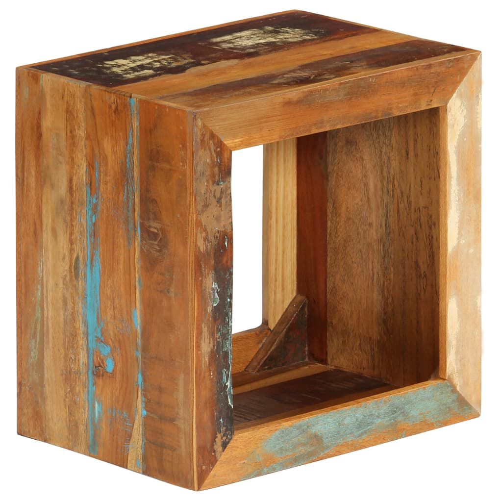 Hocker 40x30x40 cm Altholz Massiv