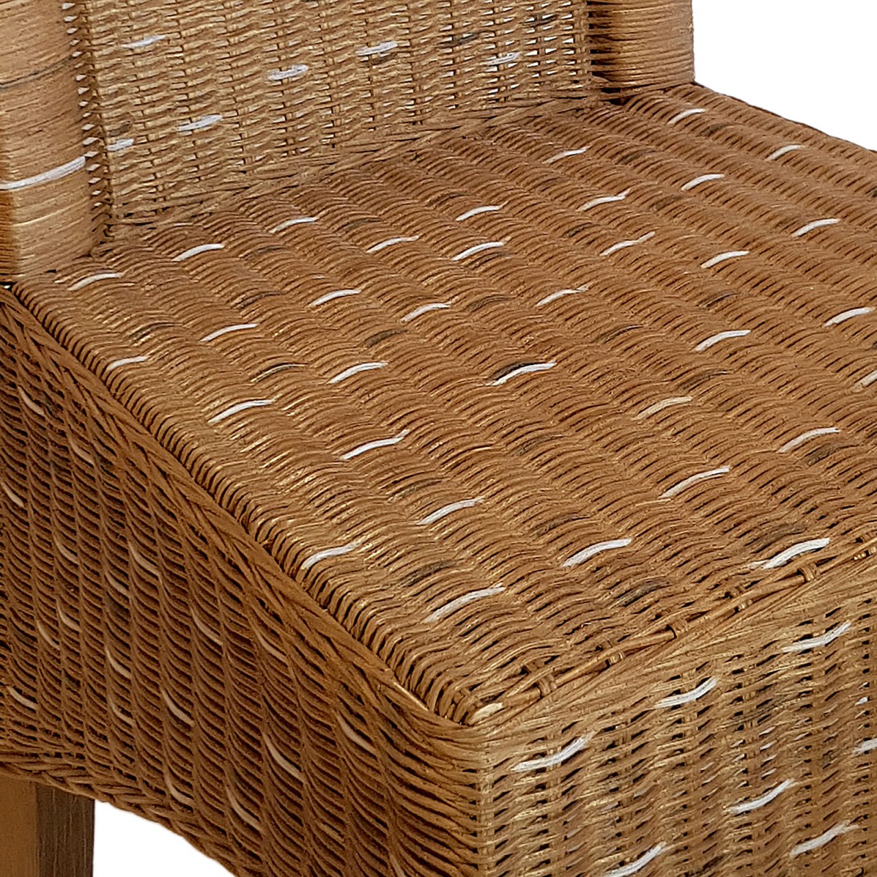 Esszimmer Stuhl Rattanstuhl Esstisch Stuhl Perth braun Korbstuhl