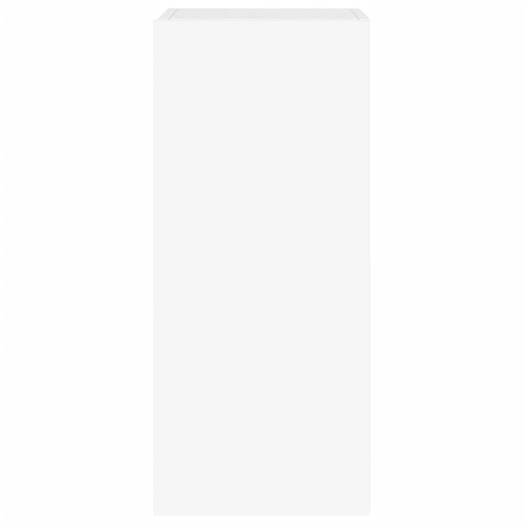 TV-Wandschränke mit LED-Leuchten 2 Stk. Weiß 30,5x35x70 cm