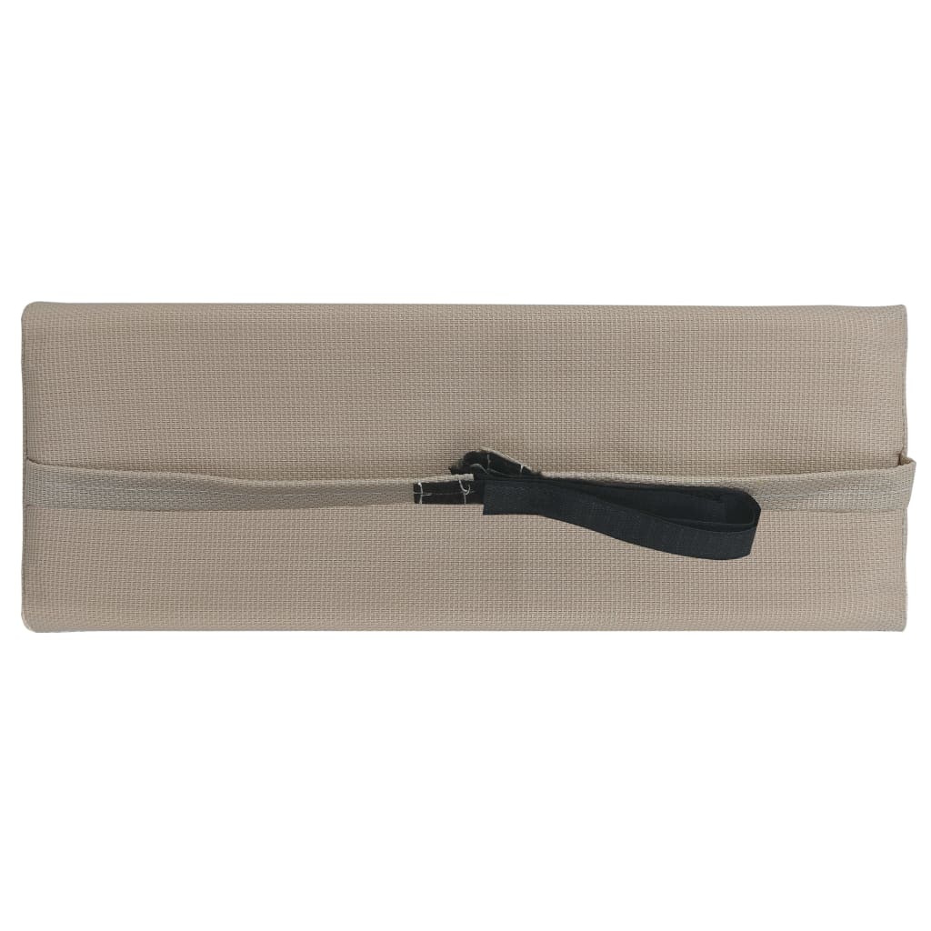 Liegestuhl Kopfstütze Taupe 40x7,5x15 cm Textilene Wetterfest Robust Hochwertig Liegestuhl Kopfstütze Taupe 40x7,5x15 cm Textilene Wetterfest Robust Hochwertig