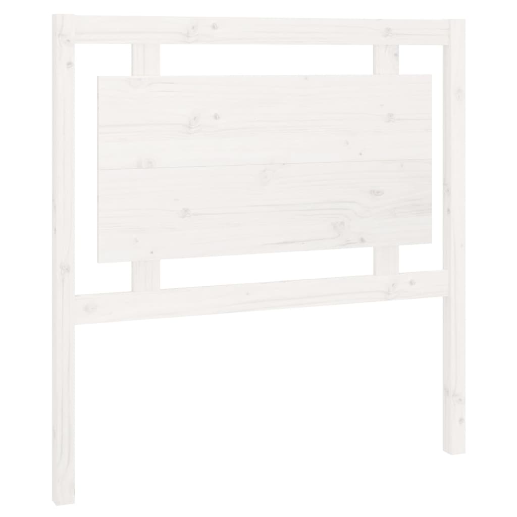 Bettkopfteil Betthaupt Kopfende Weiß 95,5 x 4 x 100 cm Massives Kiefernholz