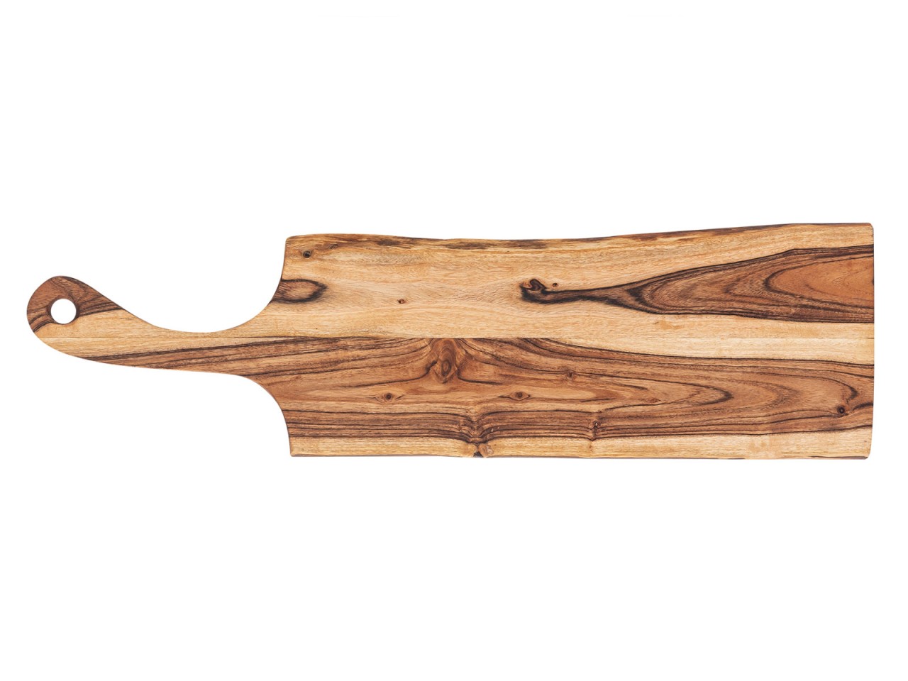Servierbrett Holzbrett Masterbox 6-teilig Dekotablett Odin 70x20cm Dekobrett Akazie massiv