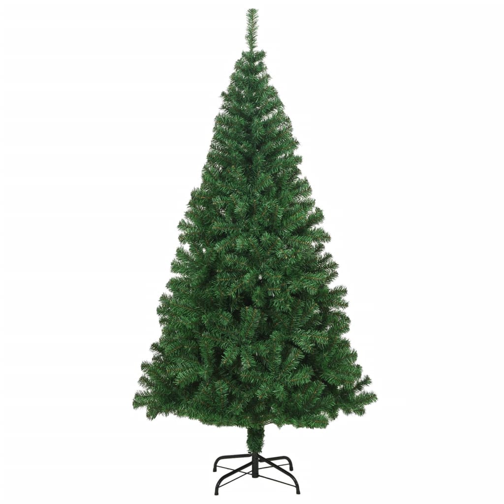 Künstlicher Weihnachtsbaum mit dicken Ästen Grün 210cm PVC Festlich Naturgetreu