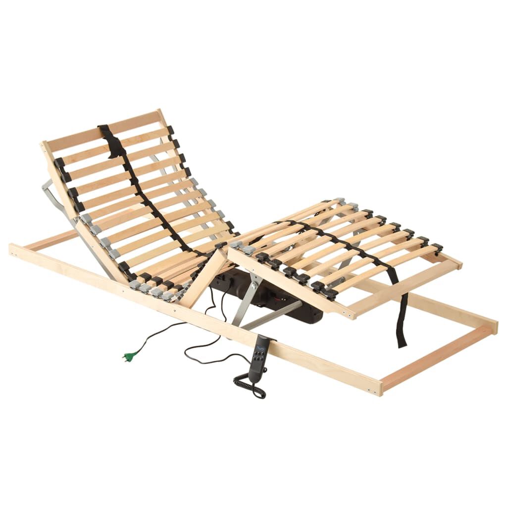 Elektrischer Lattenrost 80x200 cm 7 Zonen mit 28 Latten motorisiert verstellbar