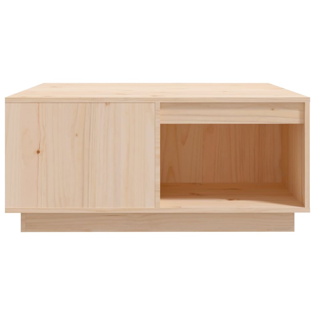 Couchtisch Sofatisch Beistelltisch Tisch Wohnzimmer 80x81x36,5cm Holz Natur