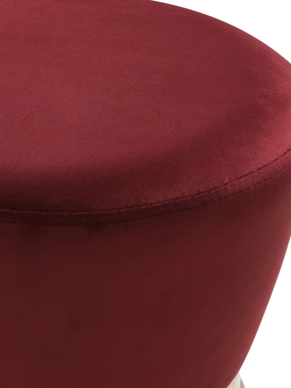 Sitzhocker tailliert 2. Wahl Ø 32 H 42 cm Samthocker Samt Pouf Sitzpouf Velour Hocker bis 150 kg bel