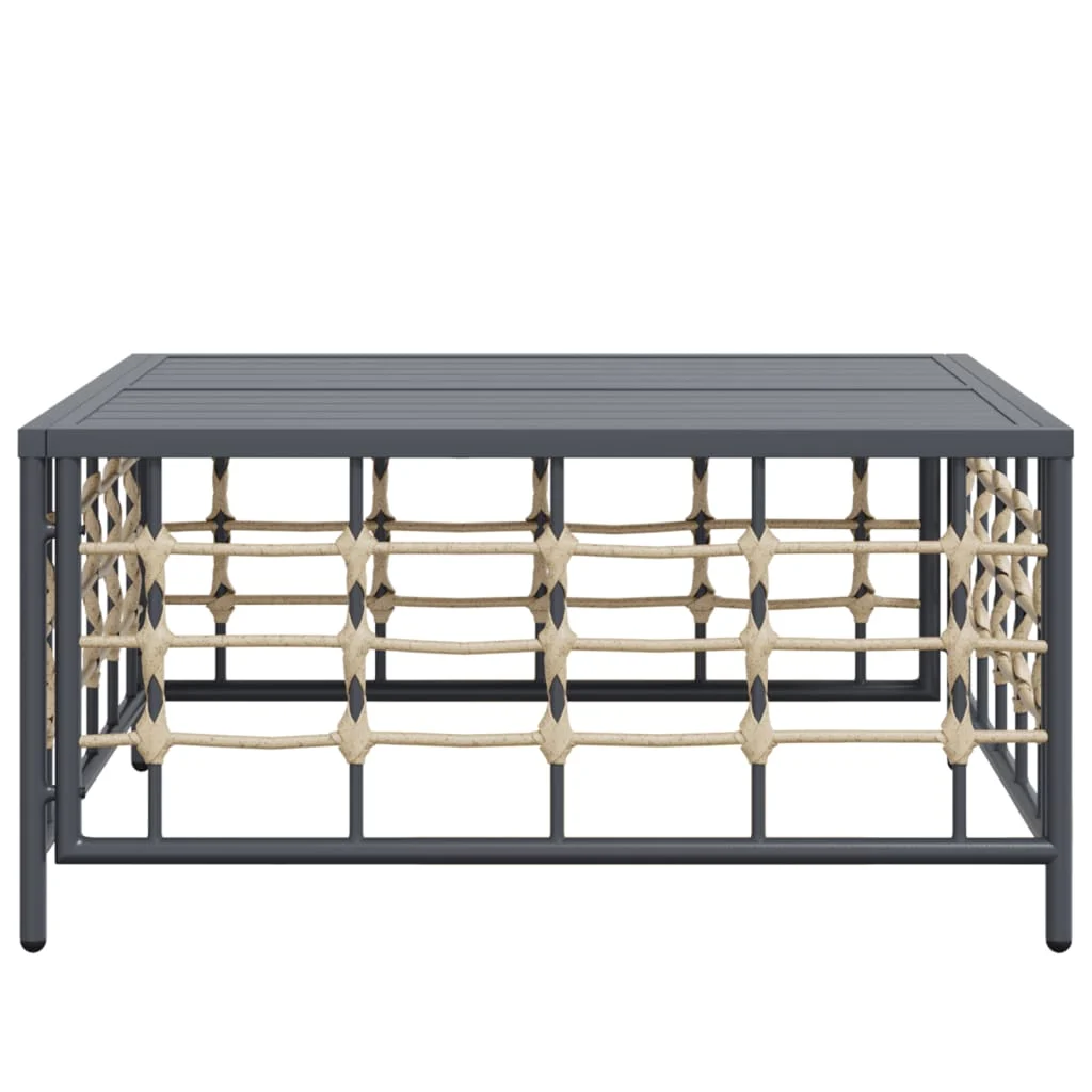 Gartentisch Outdoor-Tisch Terrassentisch 70x70x34 cm Polyrattan Gartentisch Outdoor-Tisch Terrassentisch 70x70x34 cm Polyrattan