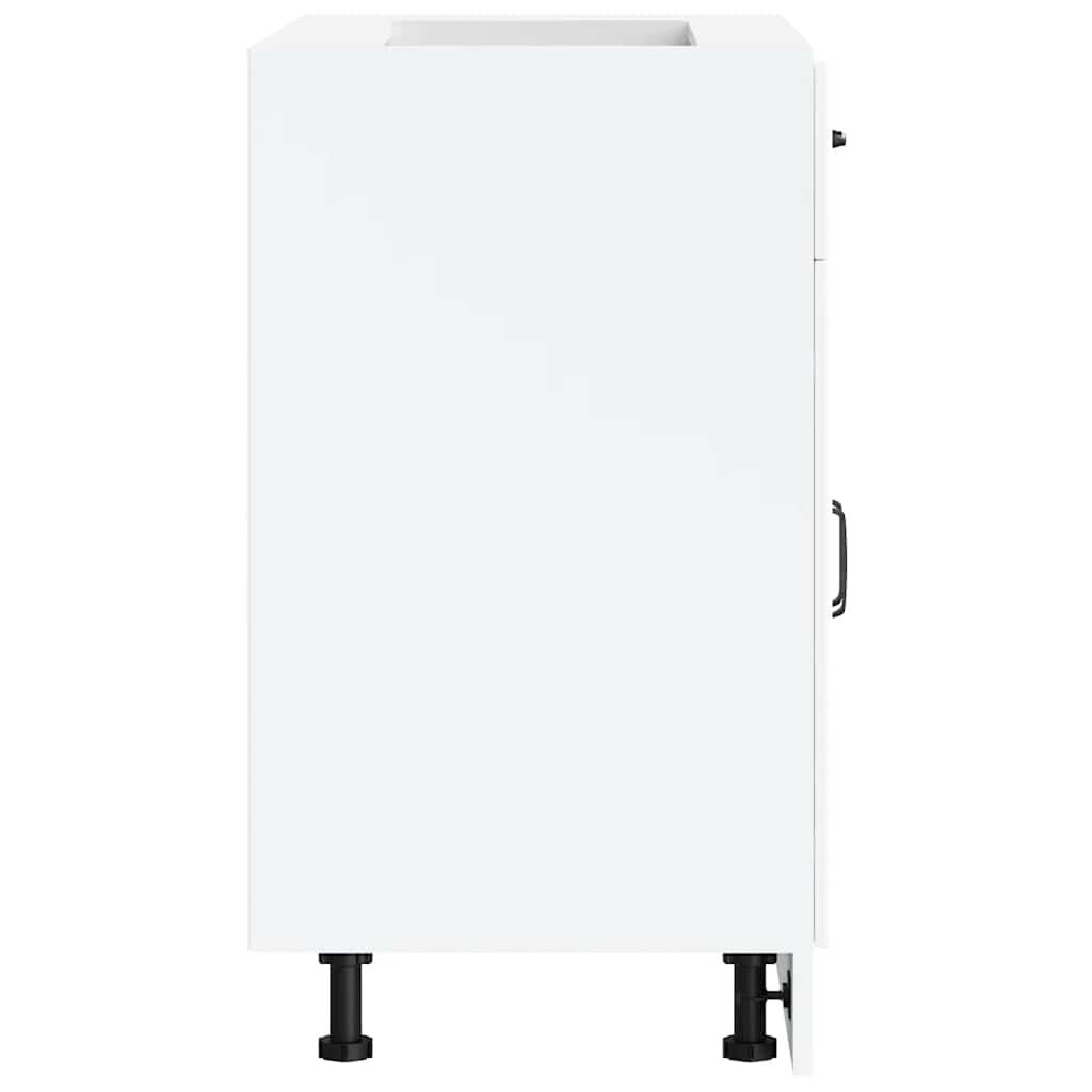 Küchen-Unterschrank Lucca Weiß Holzwerkstoff