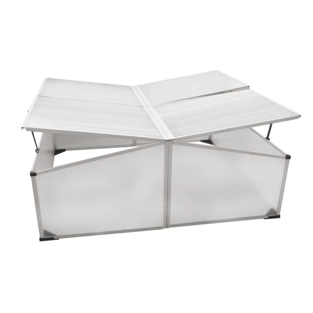 Frühbeet Garten 4 Deckel 108x110x41 cm Pflanzkasten Treibhaus