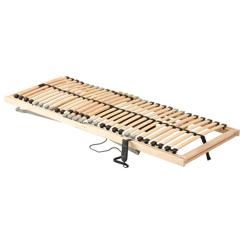 Elektrischer Lattenrost 80x200 cm 7 Zonen mit 28 Latten motorisiert verstellbar