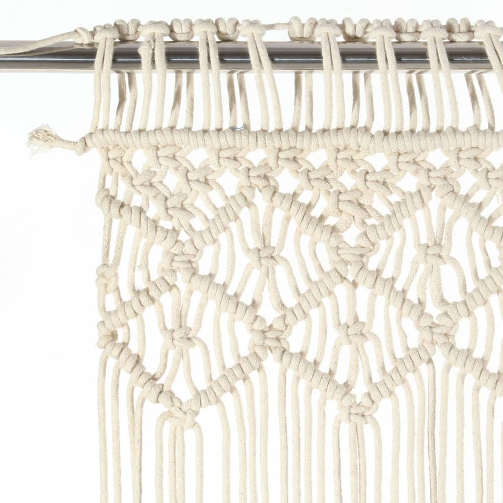 Makramee Vorhang 140x240 cm aus Baumwolle für elegantes Design stilvoll