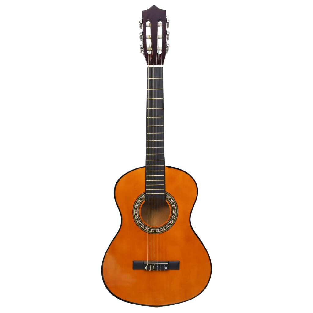 Anfänger Gitarre Gitarrenset 34 Zoll Klassikgitarre mit 8 Zubehörteilen
