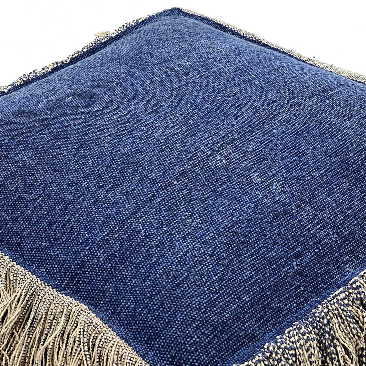 Bodenkissen 2. Wahl Sitzhocker Sitzpouf 40x40 cm Sitzwürfel Sitzpuff Fußhocker Stonewashed