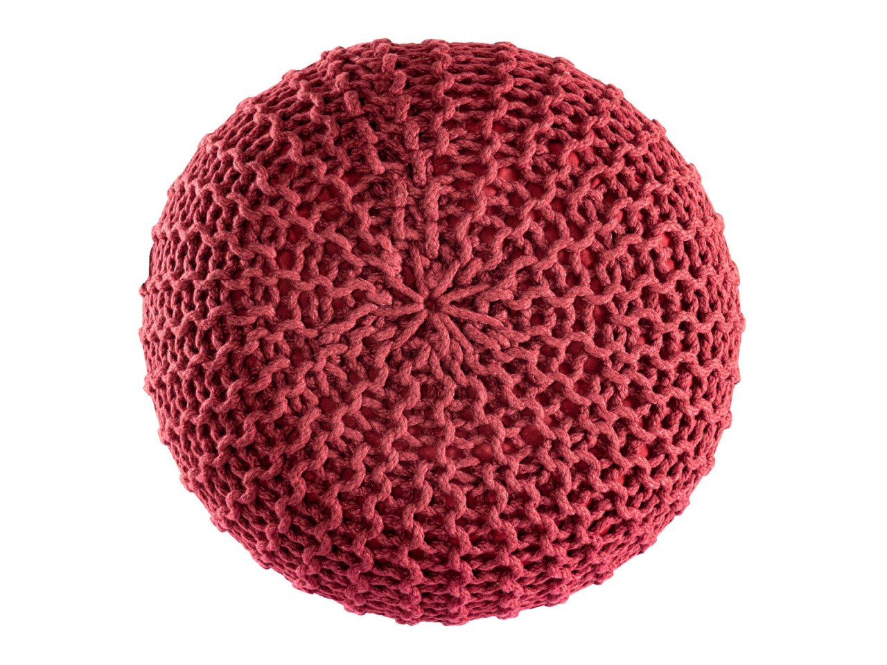 Sitzpouf ø55cm Pouf Strickhocker Strickpouf PREMIUM Innen Terrasse Pool Garten nachhaltig Sitzpouf ø55cm Pouf Strickhocker Strickpouf PREMIUM Innen Terrasse Pool Garten nachhaltig