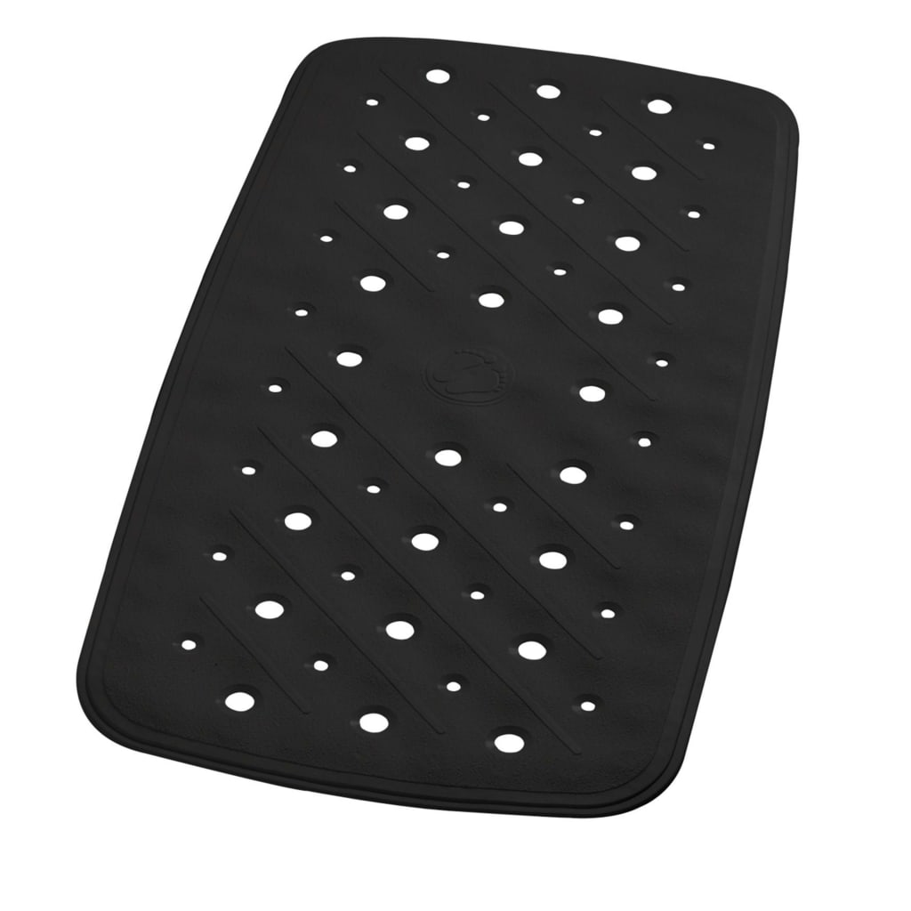 Badewannenmatte Schwarz 71x36 cm Rutschfest Saugnäpfe TPE-Gummi Hautfreundlich