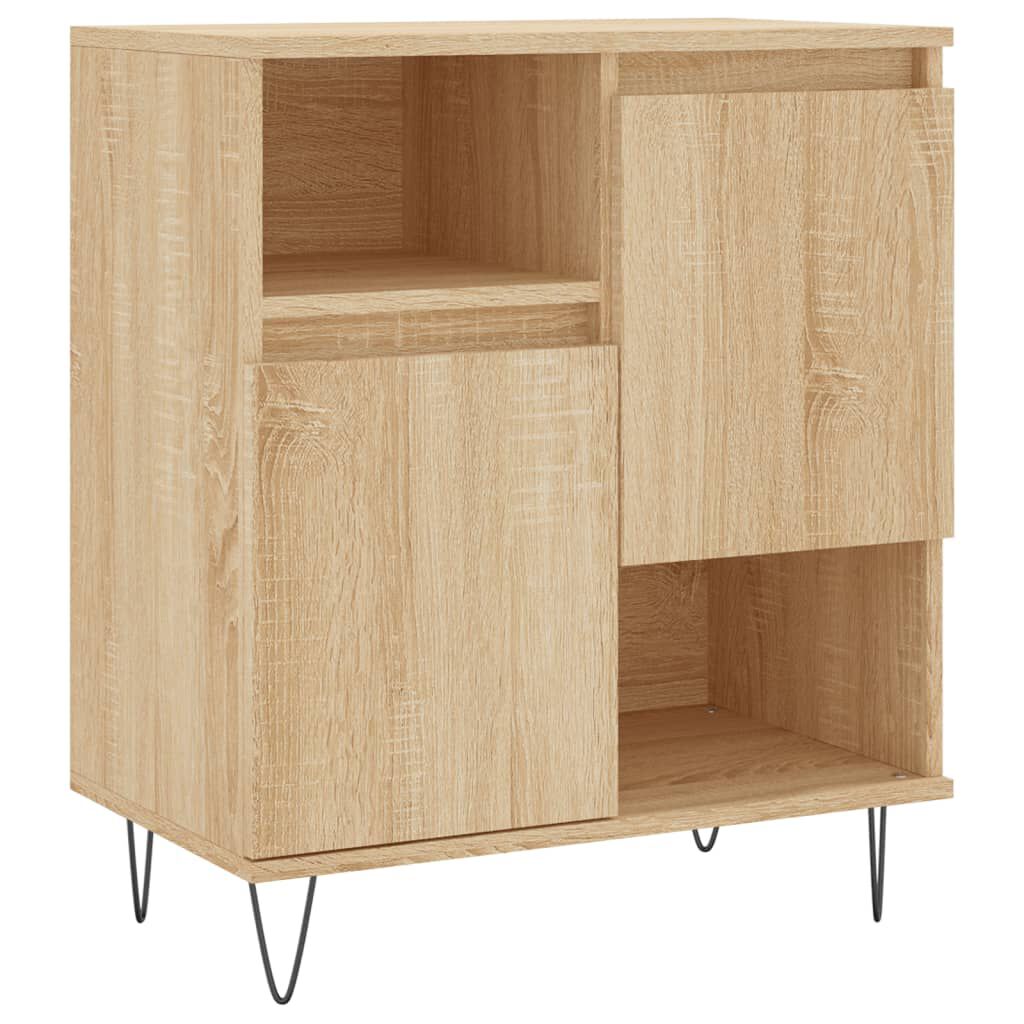Sideboard mit Türen 60 cm breit in Sonoma Eiche Optik Wohnzimmer Flur modern